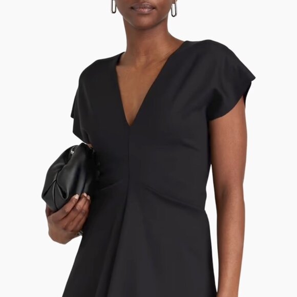 Rosetta Getty - Midi Dress - Black - Size S / M / L US - Picture 3 of 8